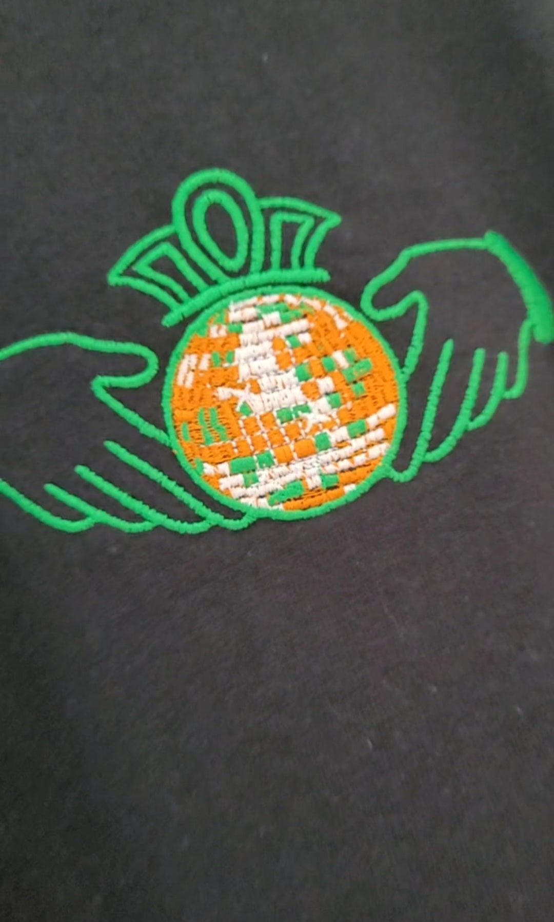 Tricolour Claddagh