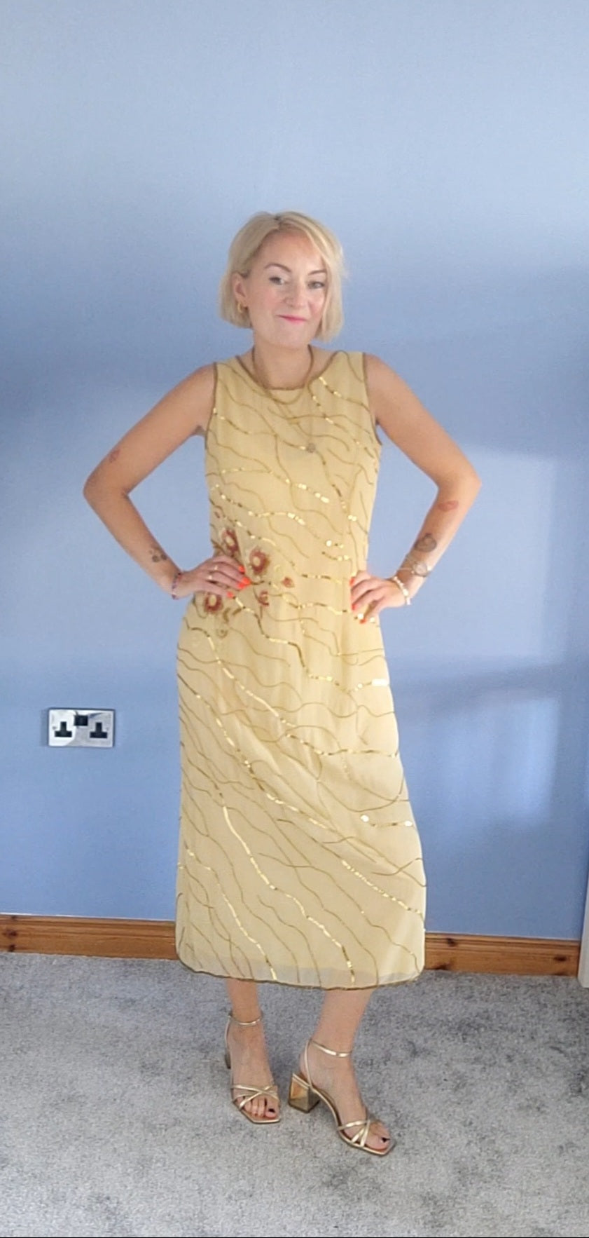Vintage sequin dress