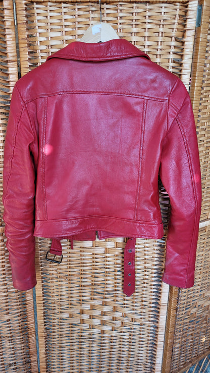 90s leather jacket