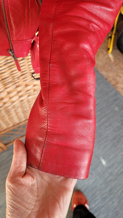 90s leather jacket