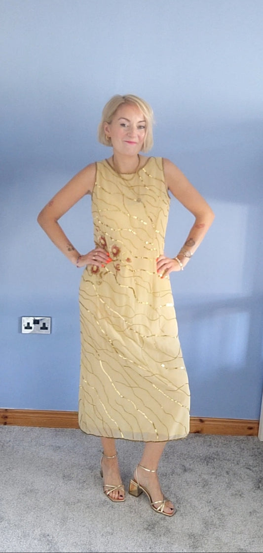 Vintage sequin dress