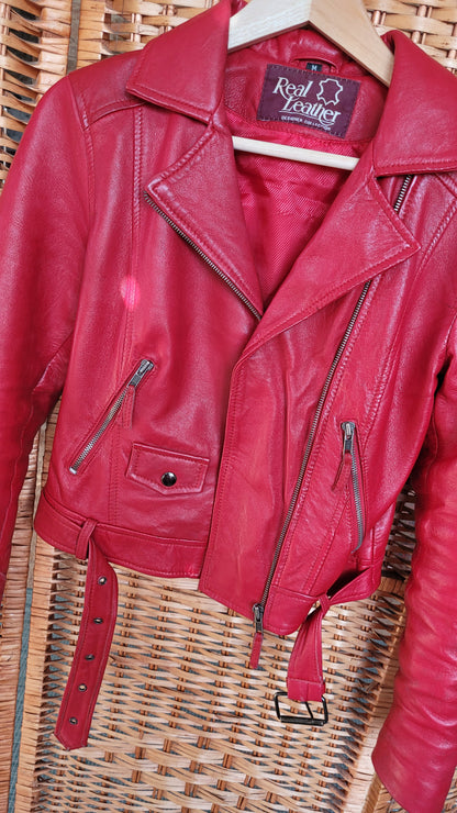 90s leather jacket