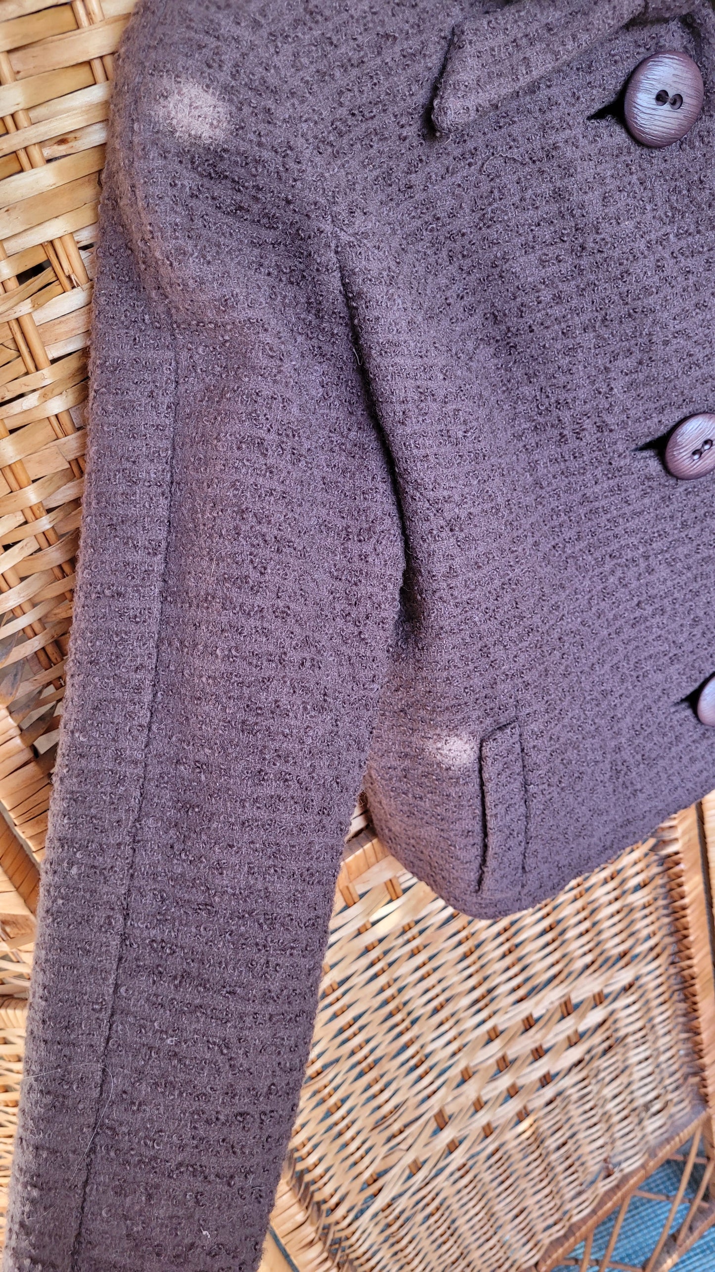 1940s Wool and Fur jacket.