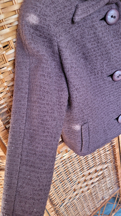1940s Wool and Fur jacket.
